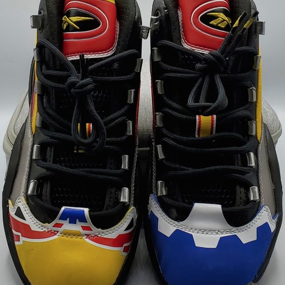 Reebok Question Mid x Power Rangers Megazord Shoes Men's Size 9.5 GY0590 NEW - Picture 7 of 10